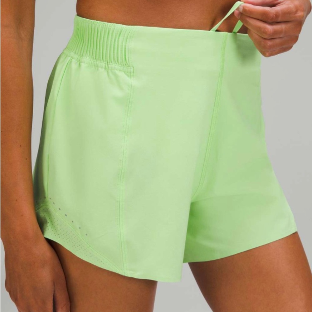 Lululemon Hotty Hot High-rise short 4” *Special edition, Scream green